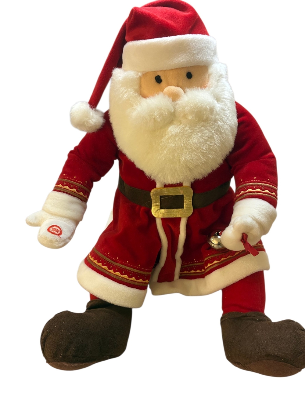 Hallmark Red and White Plush Santa Claus